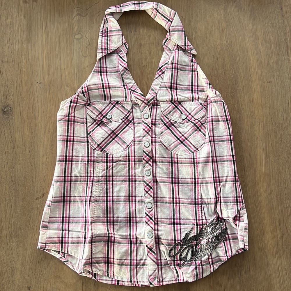 Harley-Davidson Halter Tank Top Size Small